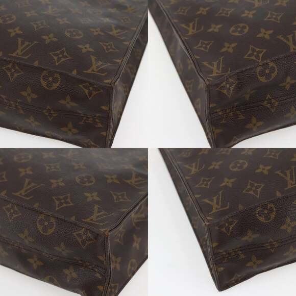 LOUIS VUITTON Monogram Sac Plat Hand Bag M51140 - Picture 10 of 12
